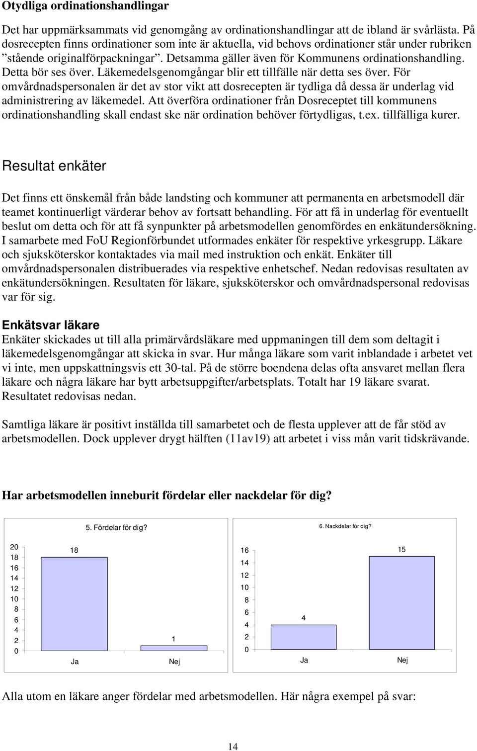 Detta bör ses över. Läkemedelsgenomgångar blir ett tillfälle när detta ses över.