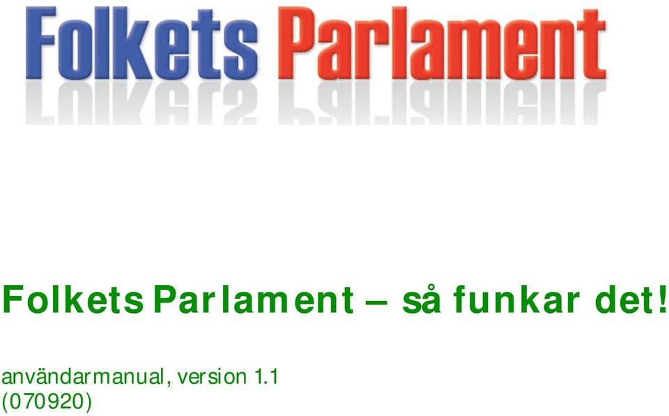 användarmanual,