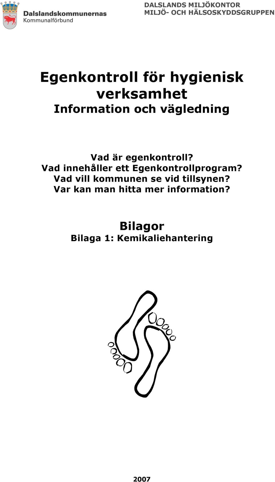 Vad innehåller ett Egenkontrollprogram?