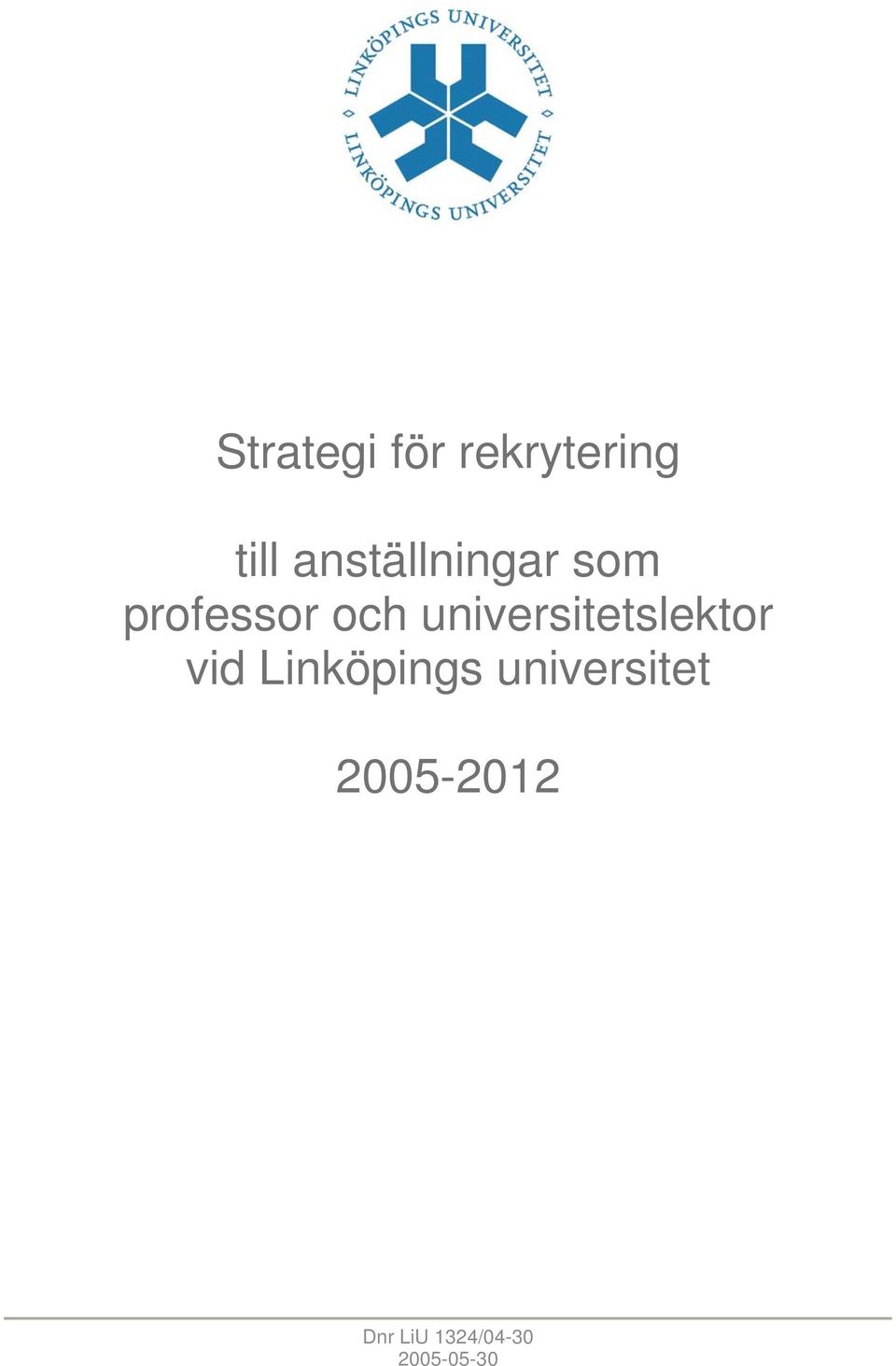 universitetslektor vid Linköpings