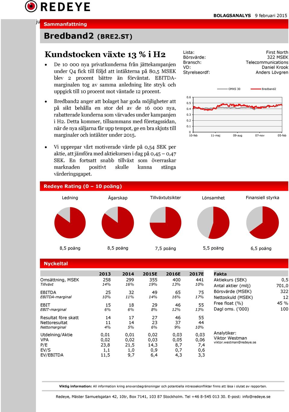EBITDAmarginalen tog av samma anledning lite stryk och uppgick till 10 procent mot väntade 12 procent.