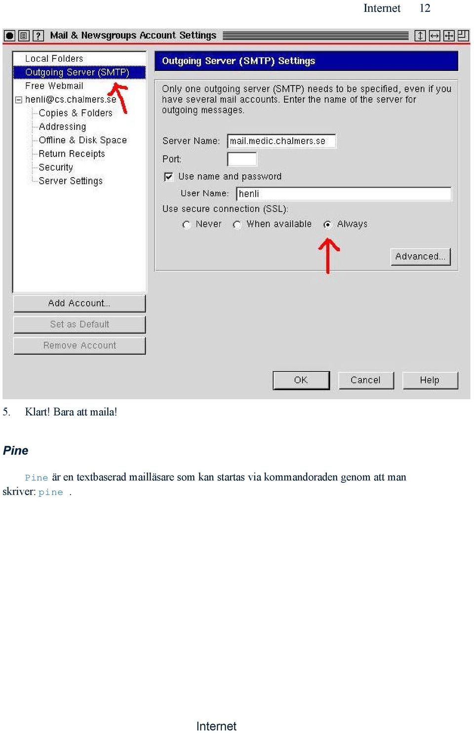 mailläsare som kan startas via