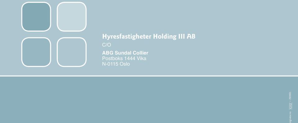 Collier Postboks 1 Vika
