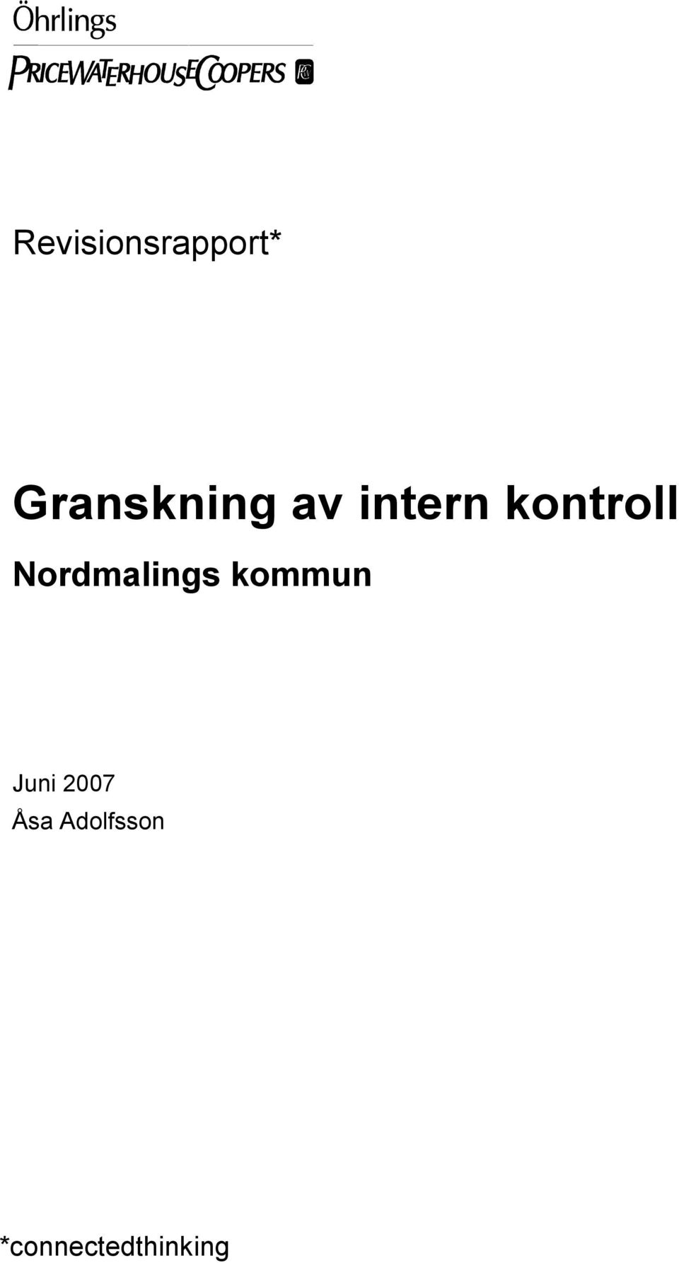 kontroll Nordmalings kommun