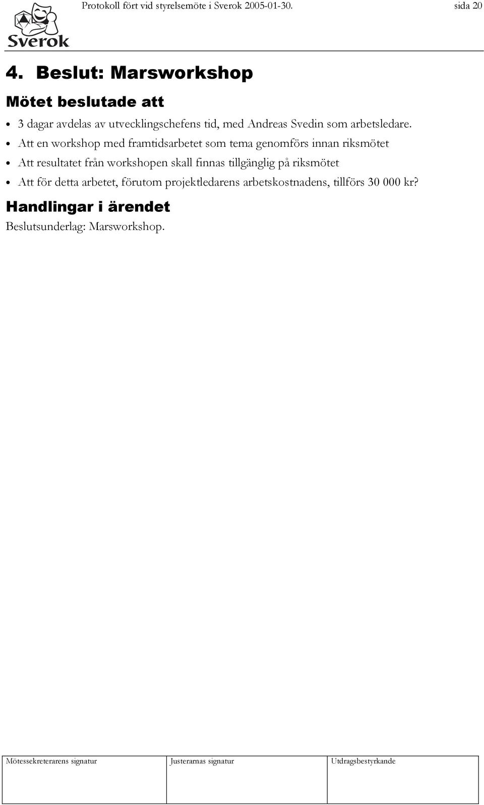 arbetsledare.