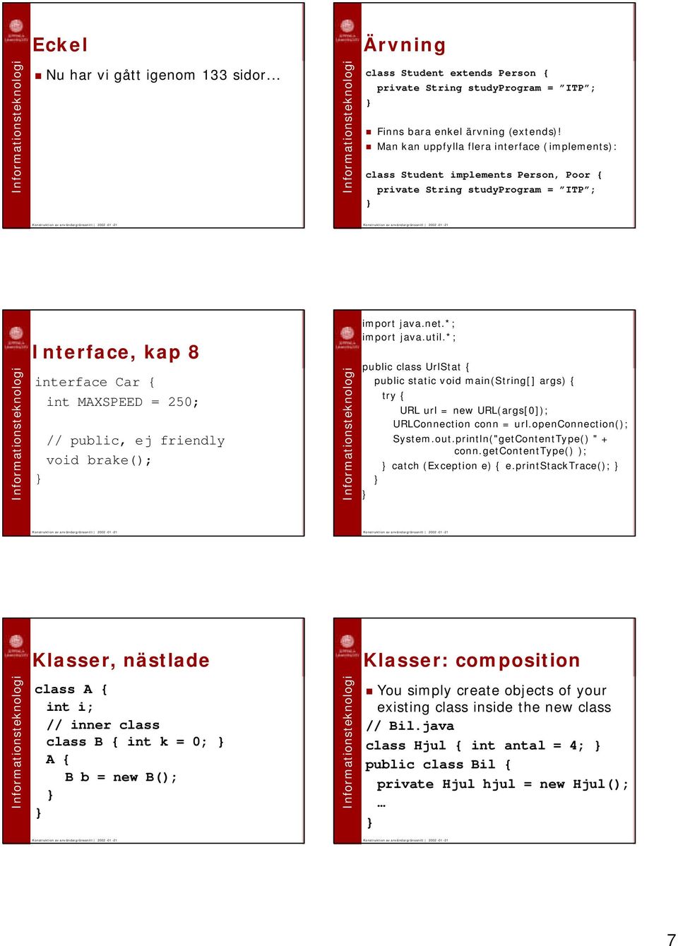 void brake(); import java.net.*; import java.util.*; public class UrlStat { public static void main(string[] args) { try { URL url = new URL(args[0]); URLConnection conn = url.