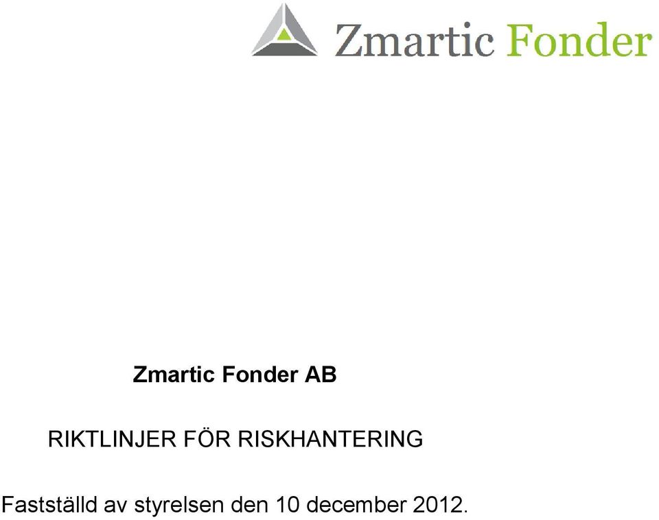RISKHANTERING