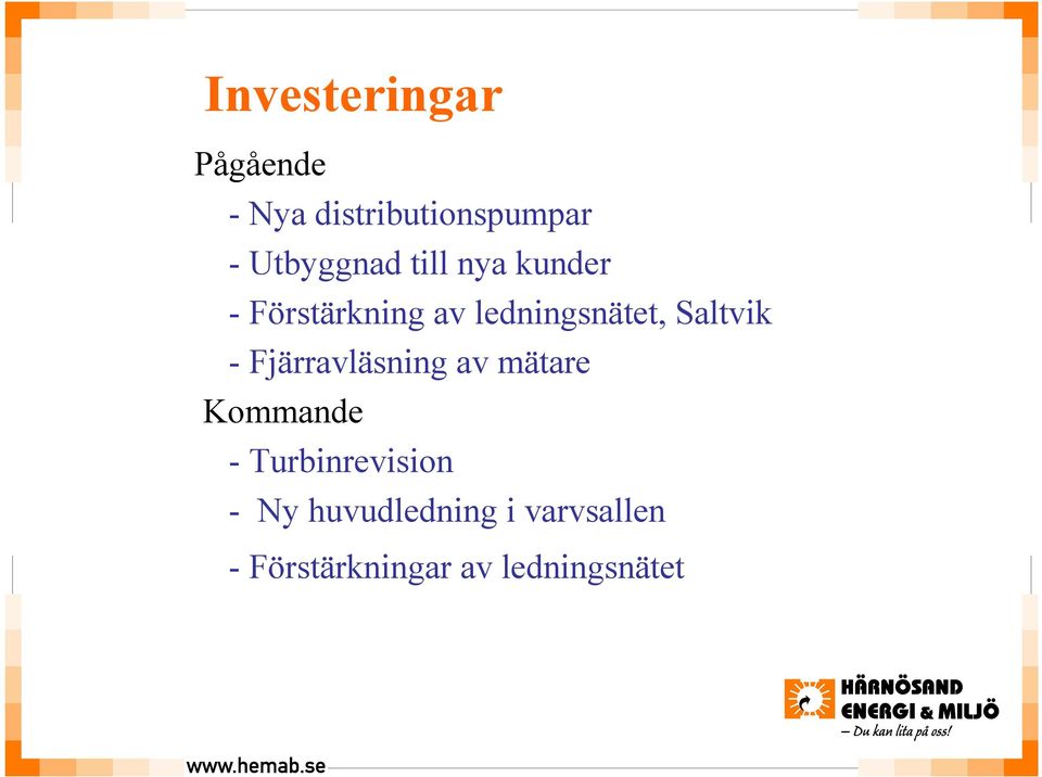 Saltvik - Fjärravläsning av mätare Kommande -