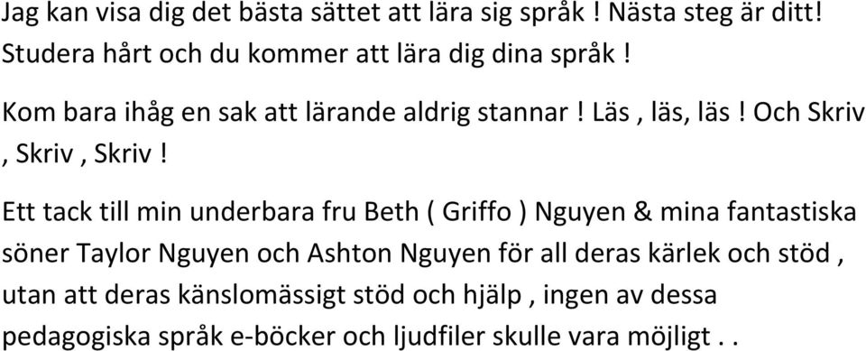 Och Skriv, Skriv, Skriv!