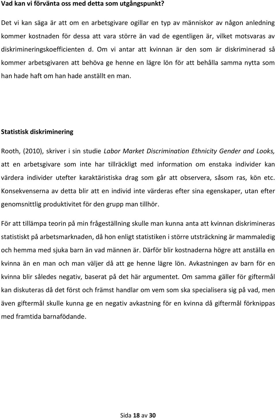 diskrimineringskoefficienten d.
