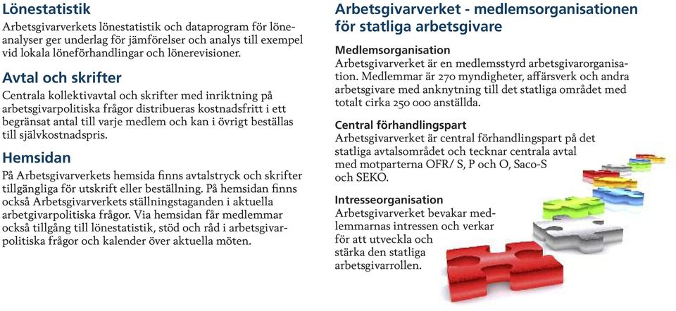 till självkostnadspris. Hemsidan På Arbetsgivarverkets hemsida finns avtalstryck och skrifter tillgängliga för utskrift eller beställning.