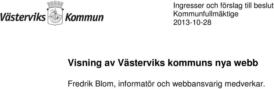 Fredrik Blom,
