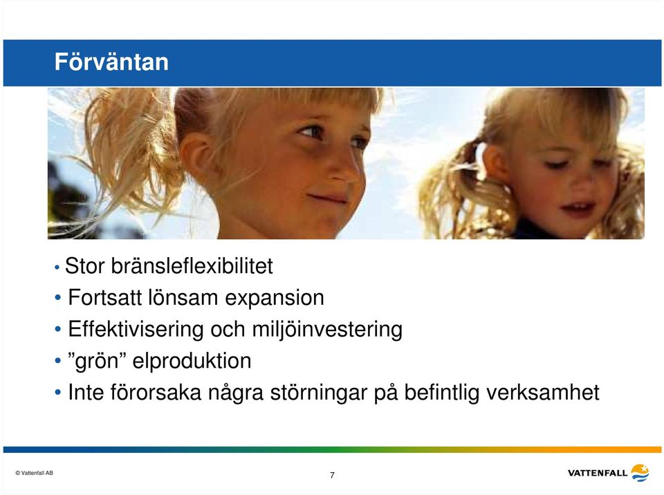 miljöinvestering grön elproduktion Inte