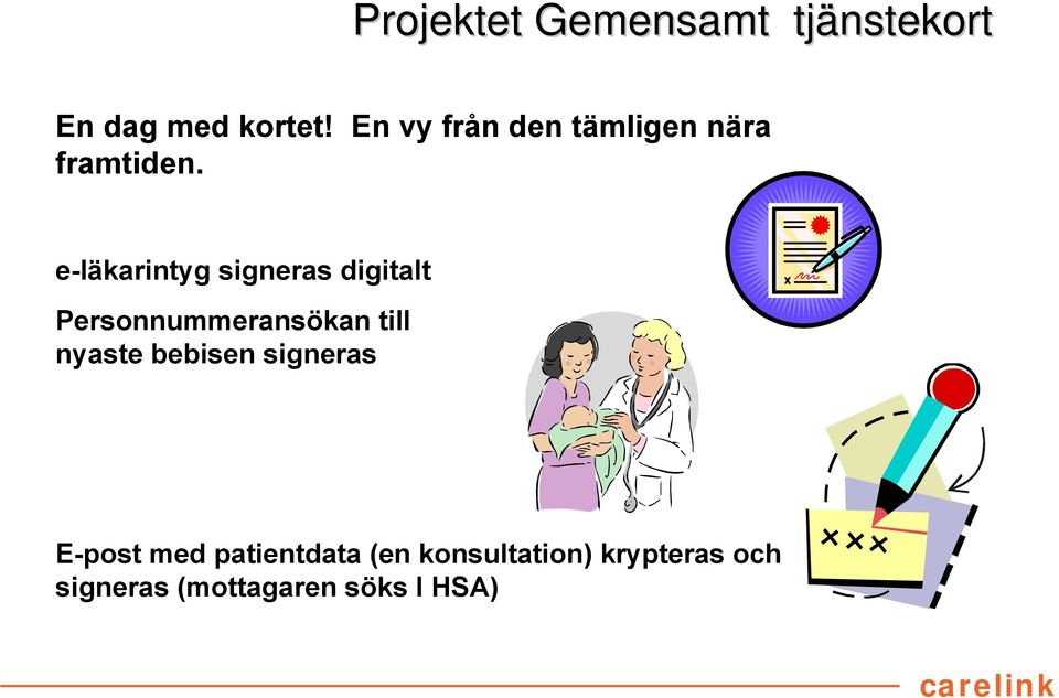 e-läkarintyg signeras digitalt Personnummeransökan till nyaste