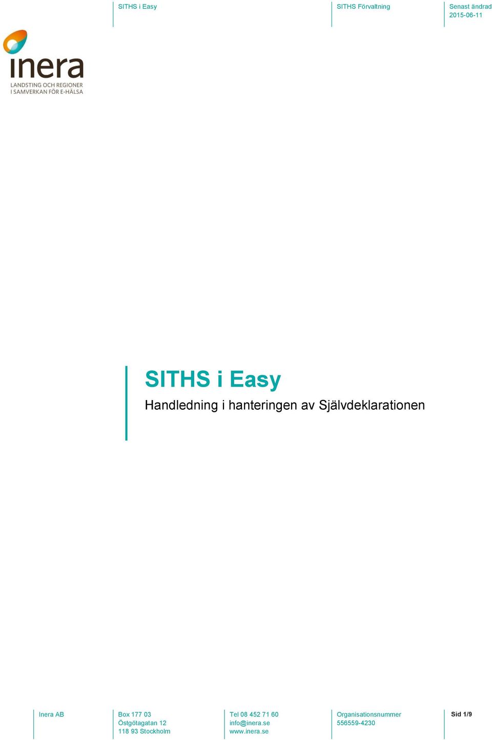 hanteringen av