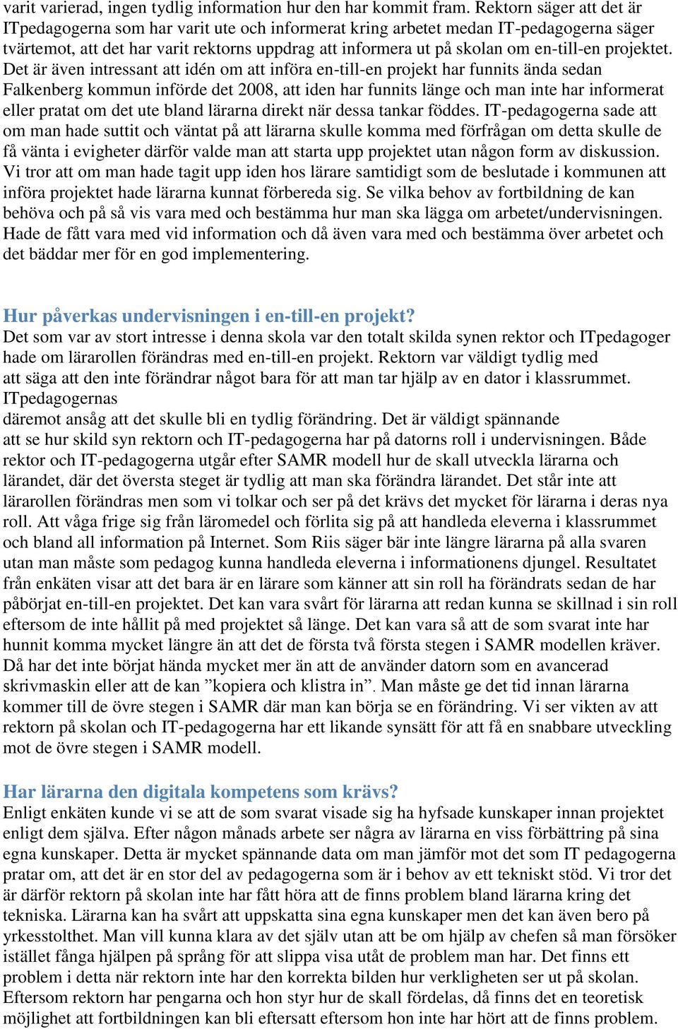 projektet.