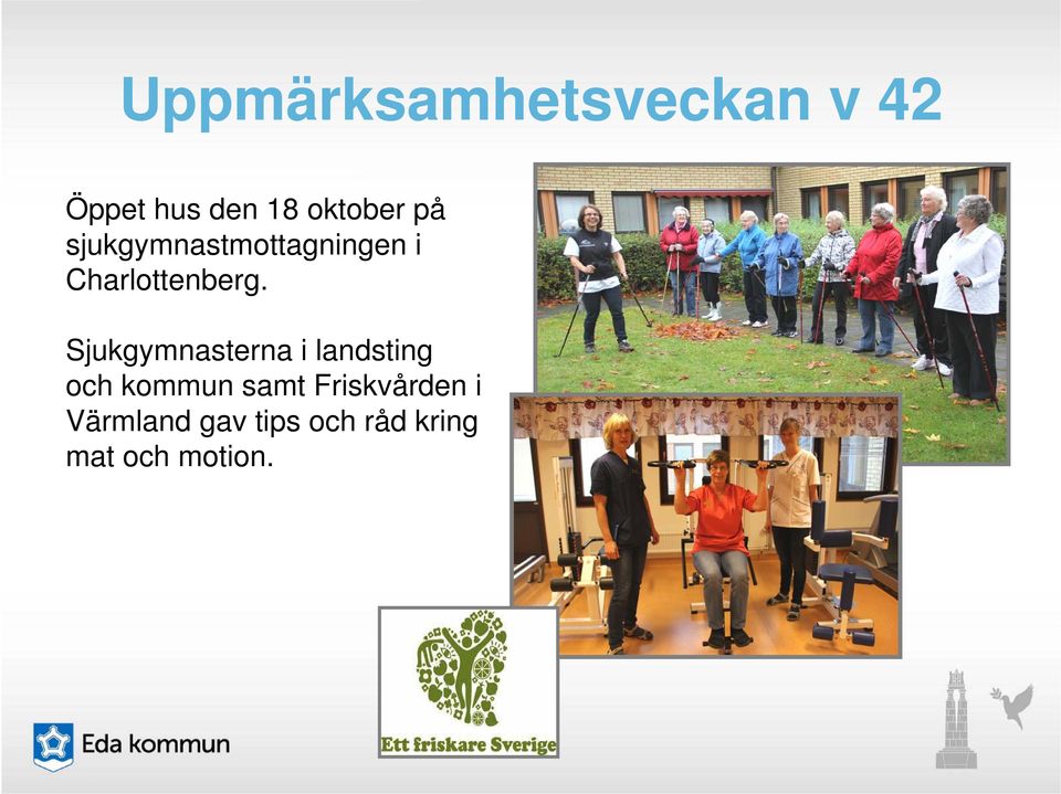 Sjukgymnasterna i landsting och kommun samt