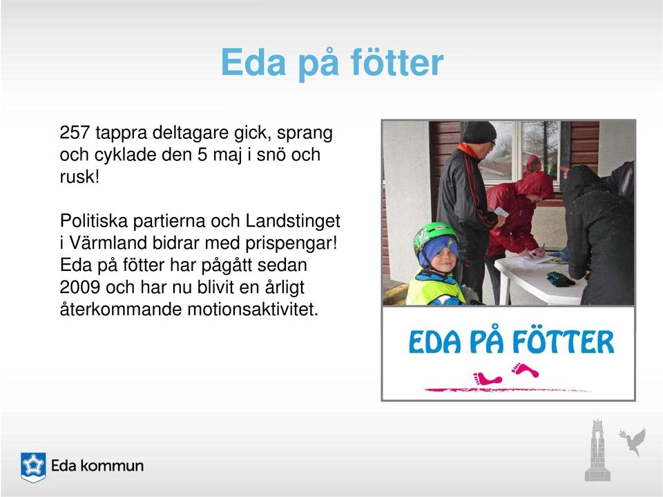 Politiska partierna och Landstinget i Värmland bidrar med