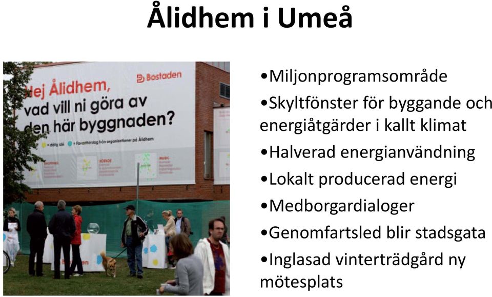 energianvändning Lokalt producerad energi