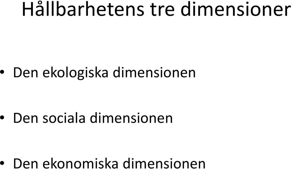 dimensionen Den sociala