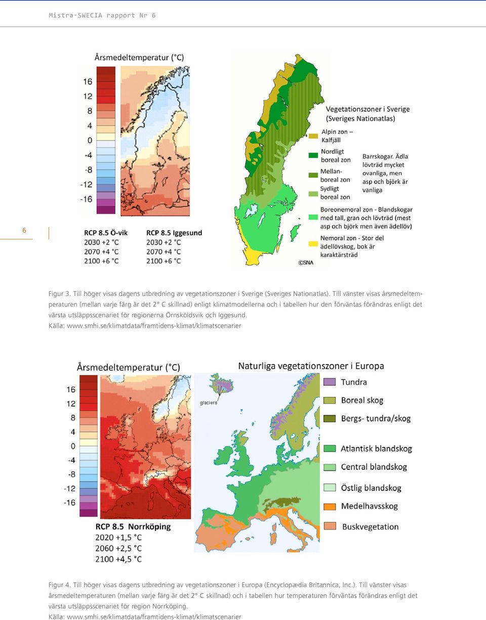 regionerna Örnsköldsvik och Iggesund. Källa: www.smhi.se/klimatdata/framtidens-klimat/klimatscenarier Figur 4.