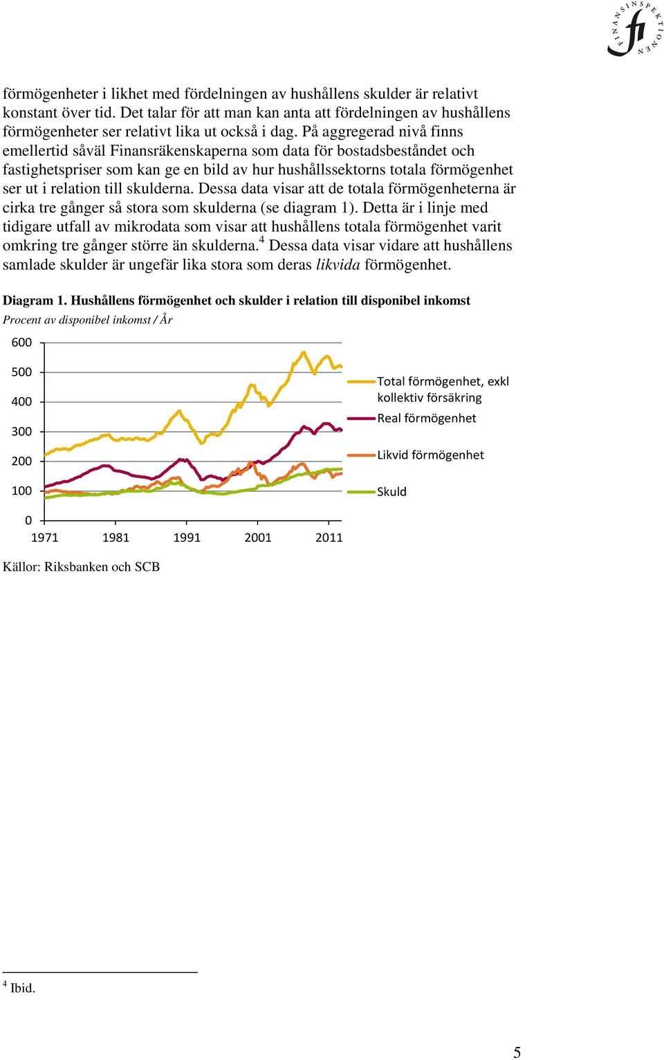 På aggregerad nivå finns emellertid såväl Finansräkenskaperna som data för bostadsbeståndet och fastighetspriser som kan ge en bild av hur hushållssektorns totala förmögenhet ser ut i relation till