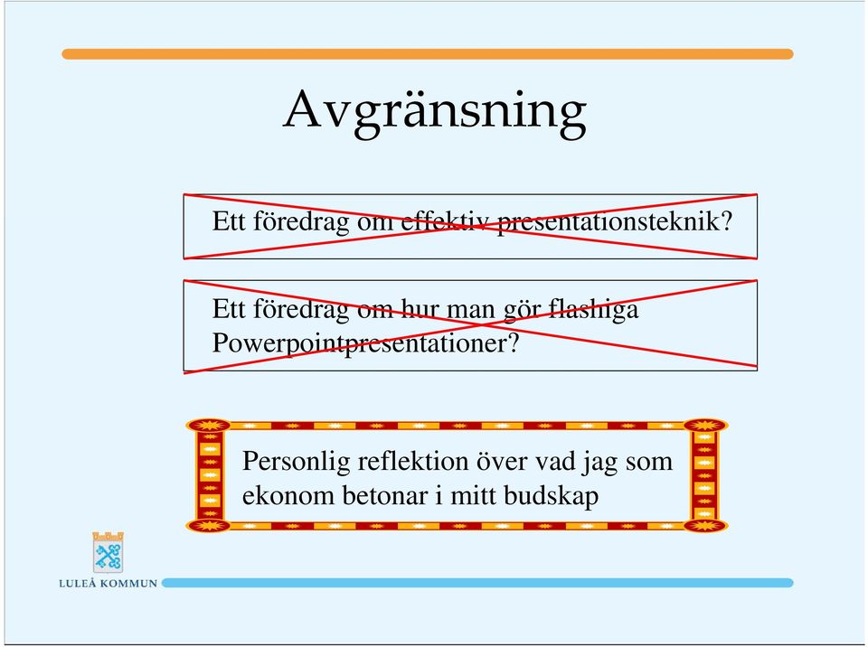 Ett föredrag om hur man gör flashiga