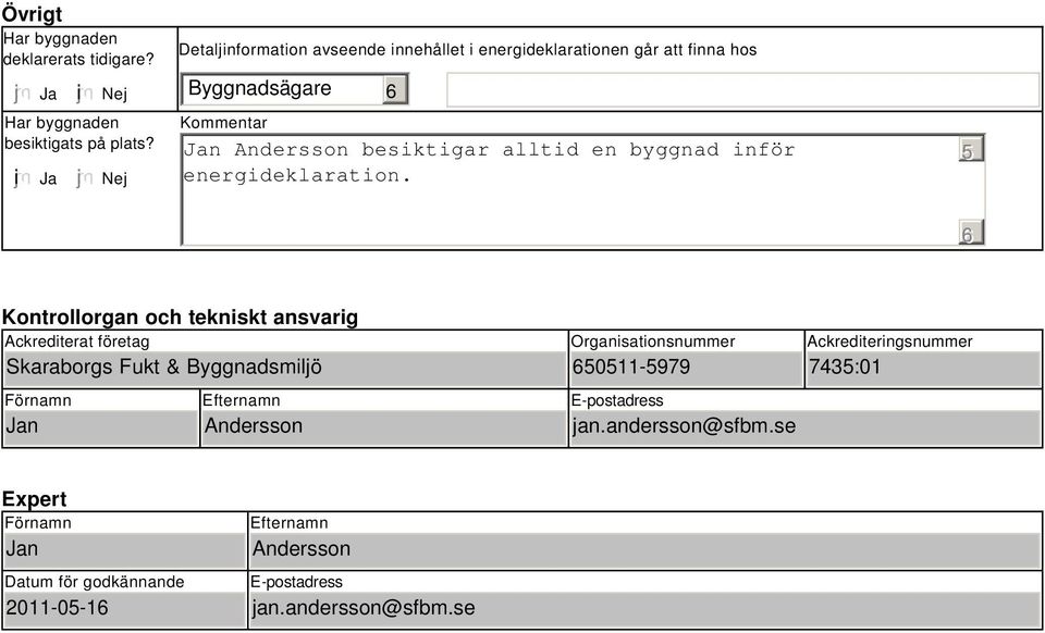 byggnad inför energideklaration.