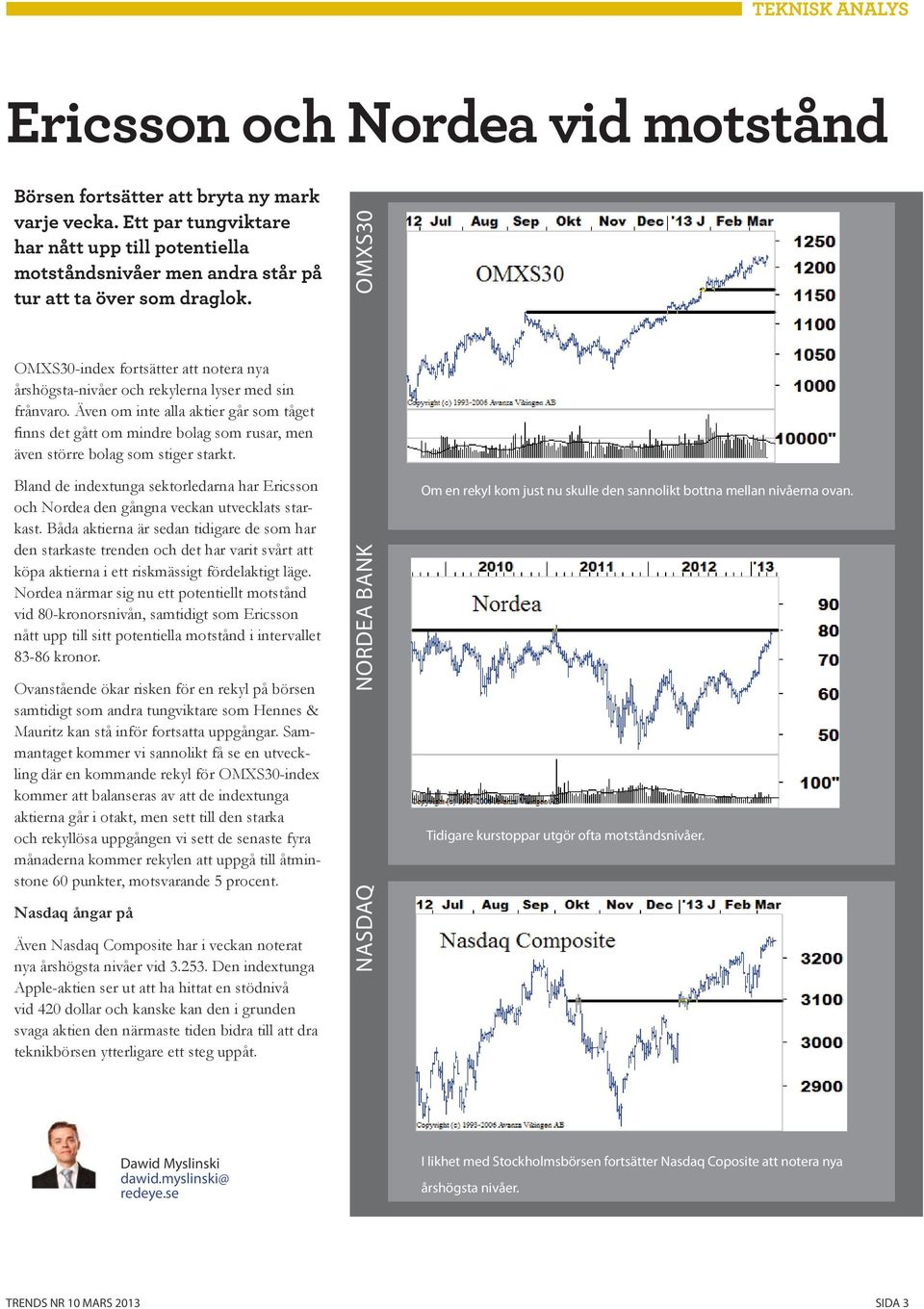 OMXS30 OMXS30-index fortsätter att notera nya årshögsta-nivåer och rekylerna lyser med sin frånvaro.