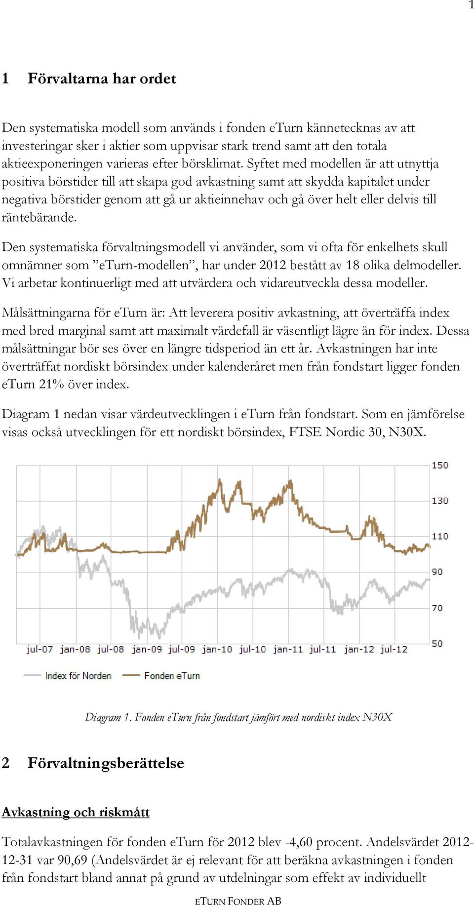 Syftet med modellen är att utnyttja positiva börstider till att skapa god avkastning samt att skydda kapitalet under negativa börstider genom att gå ur aktieinnehav och gå över helt eller delvis till