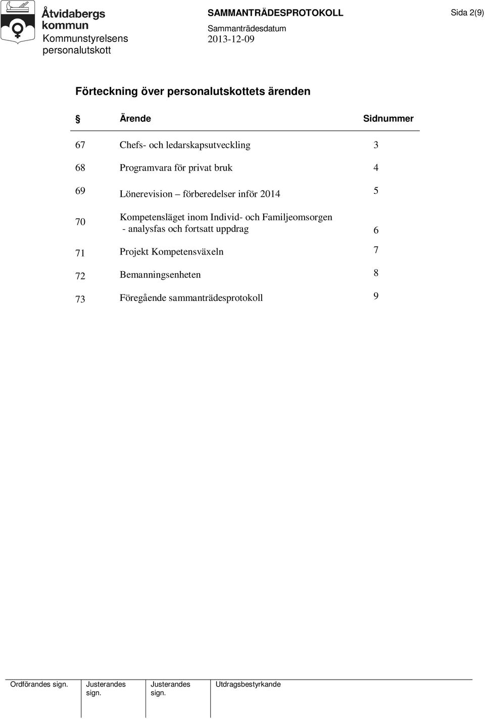 förberedelser inför 2014 Kompetensläget inom Individ- och Familjeomsorgen - analysfas och