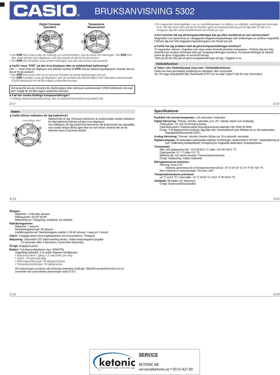 Varför visas ERR på den övre displayen efter en dubbelriktad kalibrering?