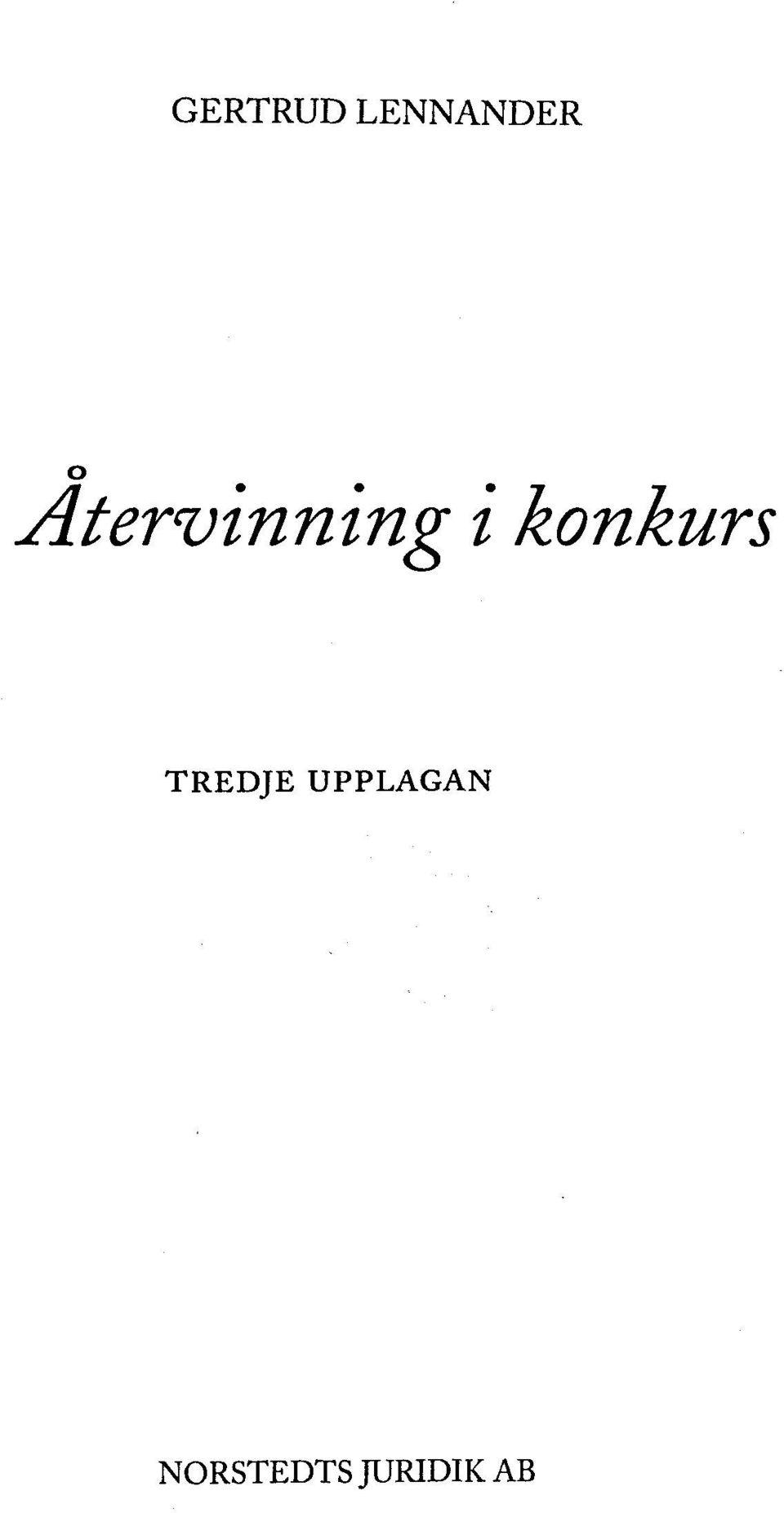 konkurs TREDJE