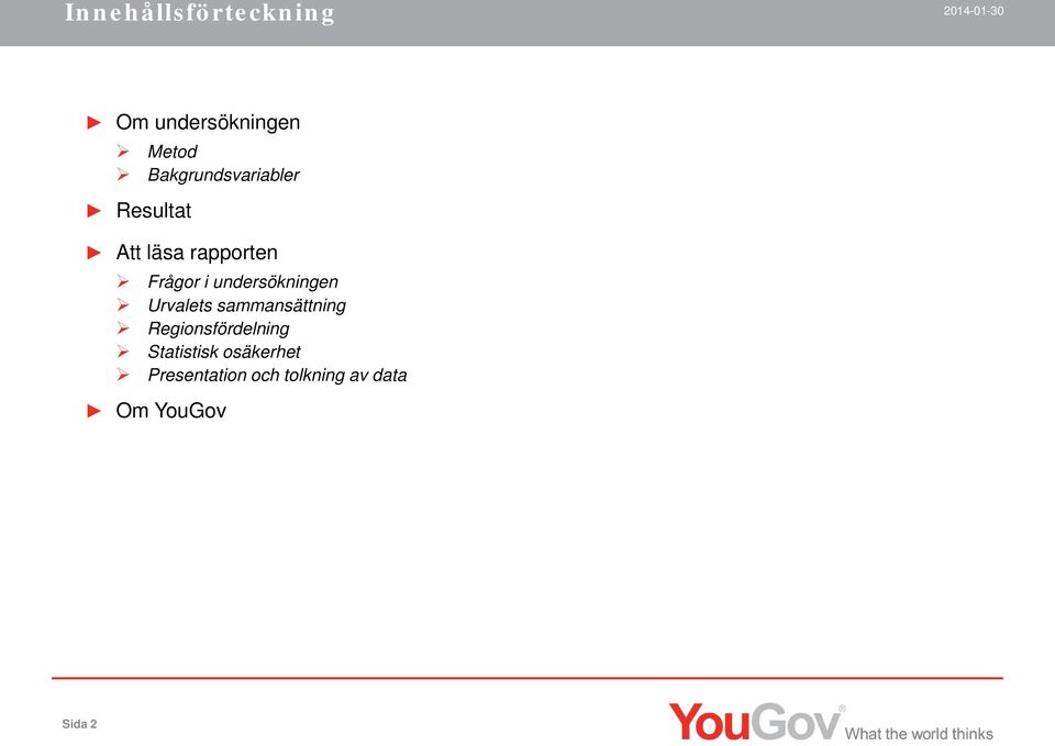 undersökningen Urvalets sammansättning