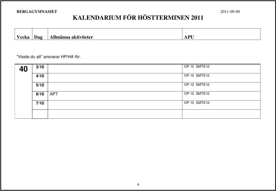 SMTE10 5/10 OP 10 SMTE10 6/10