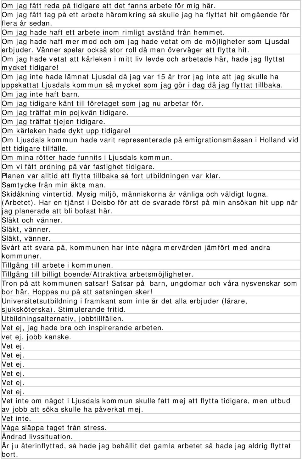 Vänner spelar också stor roll då man överväger att flytta hit. Om jag hade vetat att kärleken i mitt liv levde och arbetade här, hade jag flyttat mycket tidigare!