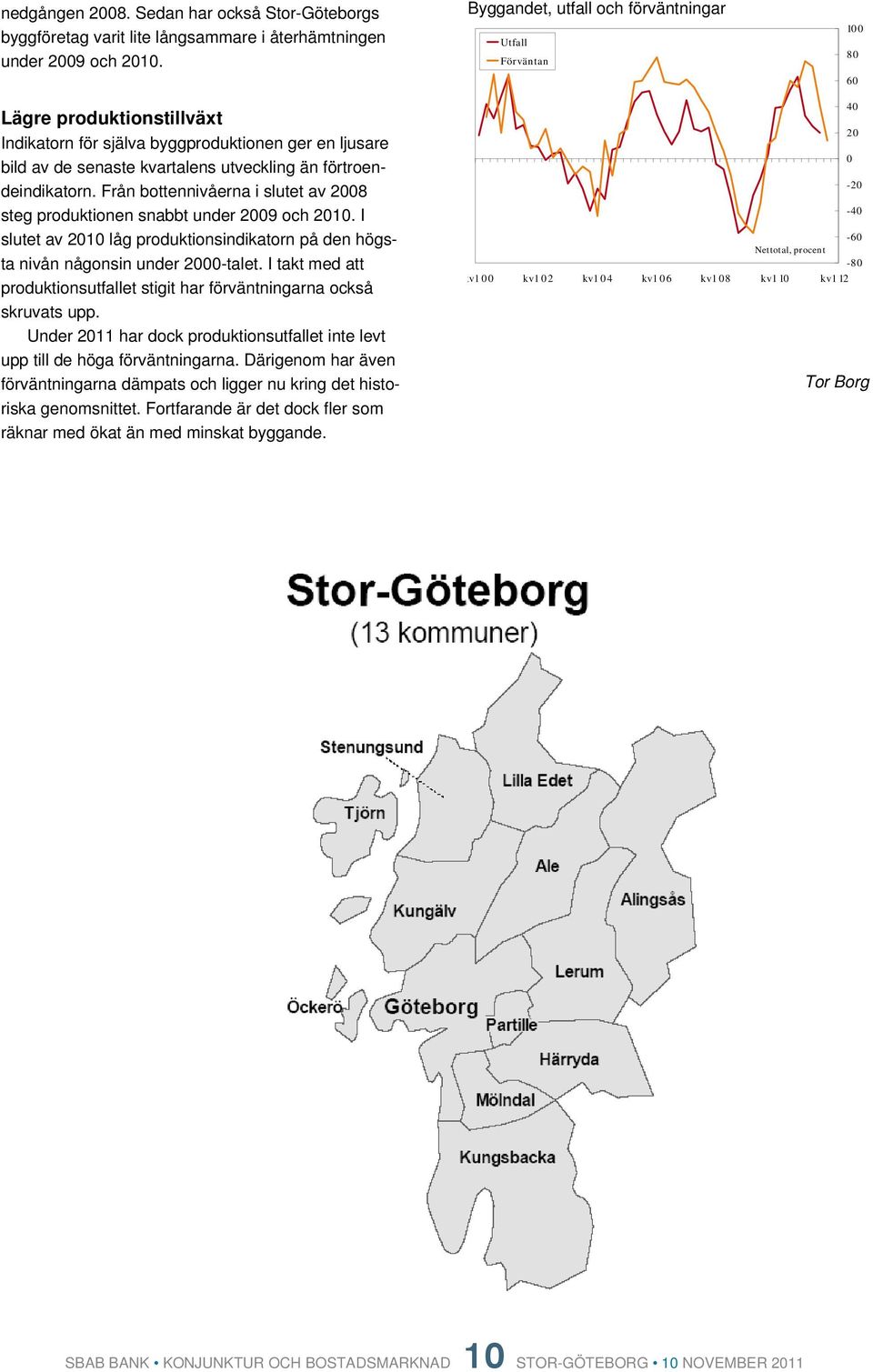 förtroendeindikatorn. Från bottennivåerna i slutet av 28 steg produktionen snabbt under 29 och 21. I slutet av 21 låg produktionsindikatorn på den högsta nivån någonsin under 2-talet.