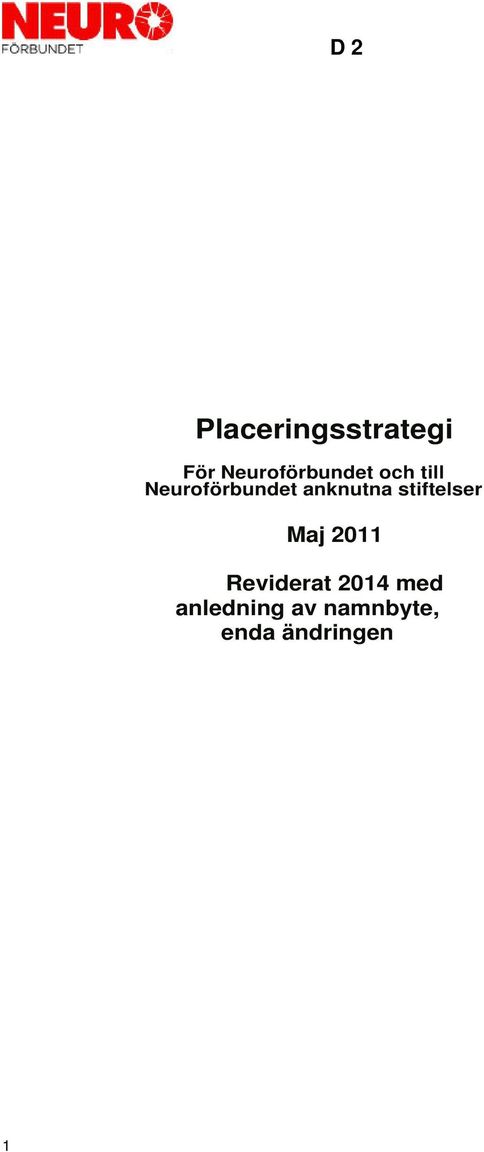 stiftelser Maj 2011 Reviderat 2014