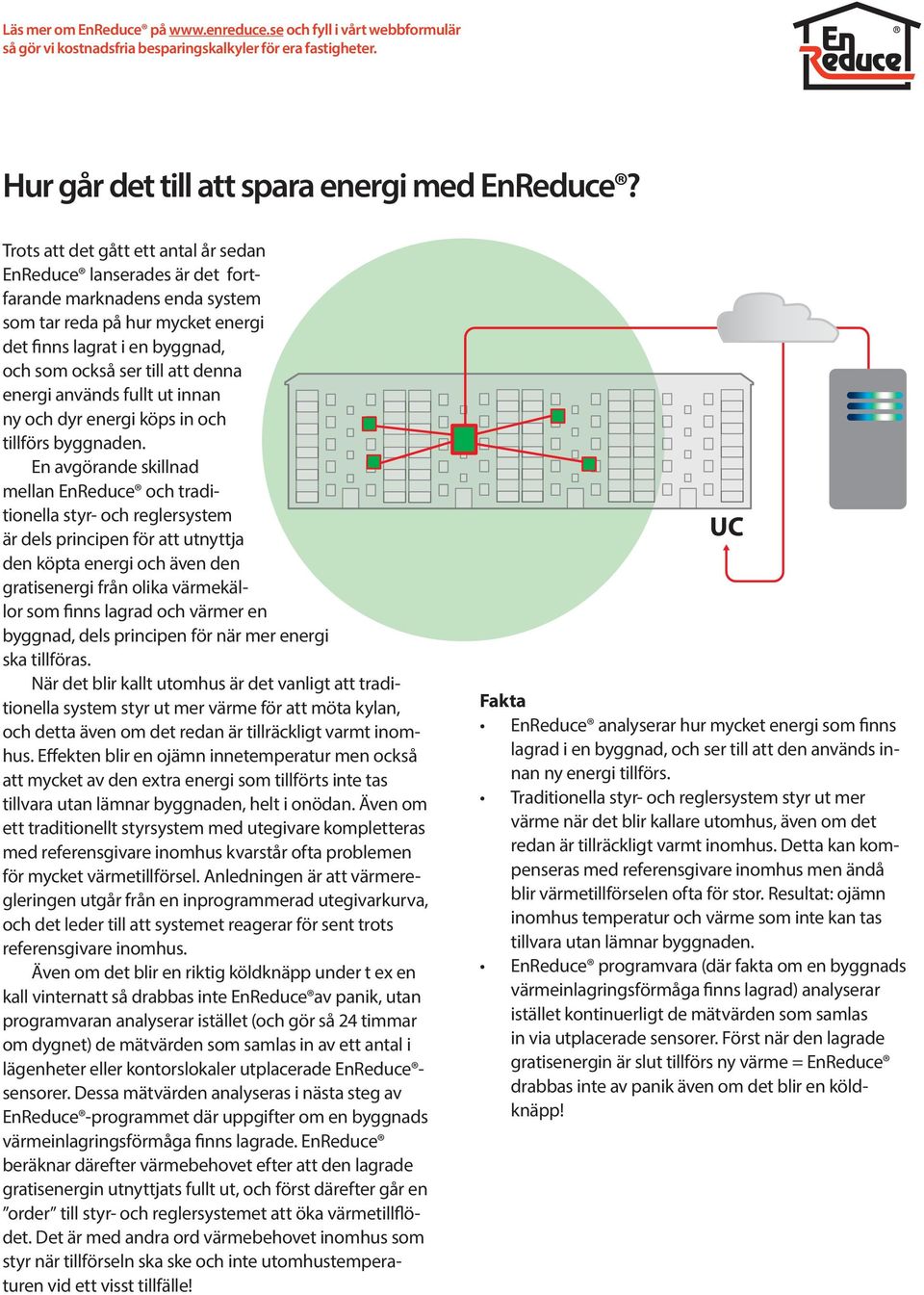 energi används fullt ut innan ny och dyr energi köps in och tillförs byggnaden.