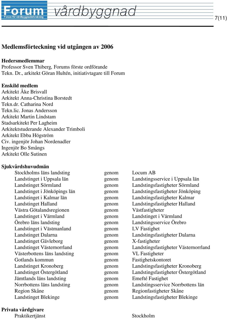 Jonas Andersson Arkitekt Martin Lindstam Stadsarkitekt Per Lagheim Arkitektstuderande Alexander Trimboli Arkitekt Ebba Högström Civ.