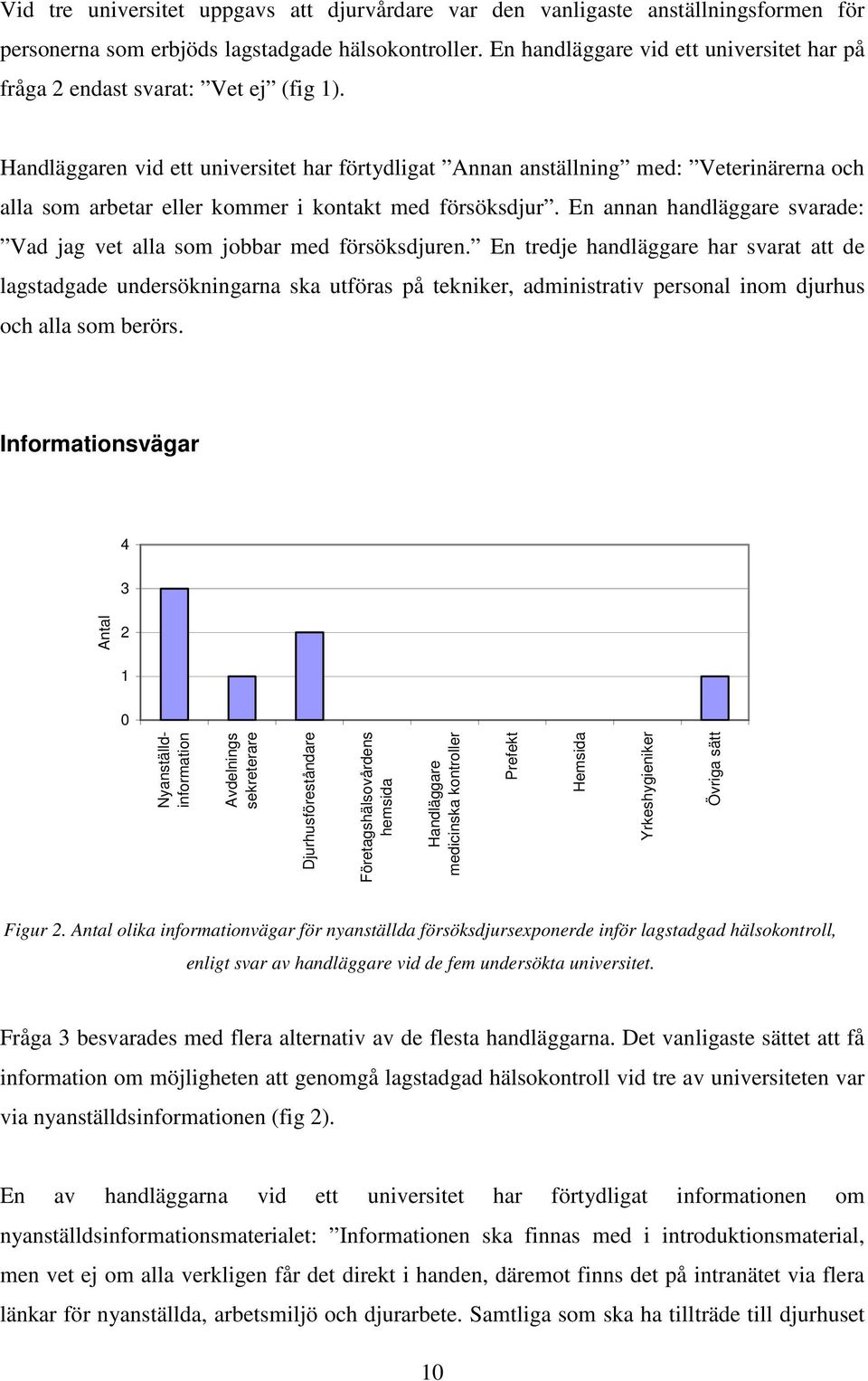 Handläggaren vid ett universitet har förtydligat Annan anställning med: Veterinärerna och alla som arbetar eller kommer i kontakt med försöksdjur.