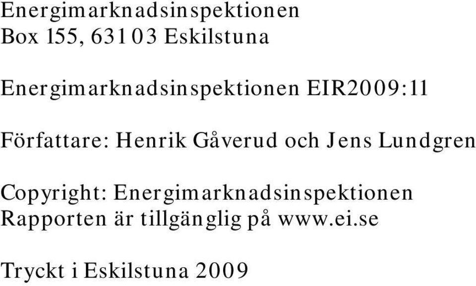 Gåverud ch Jens Lundgren Cpyright: