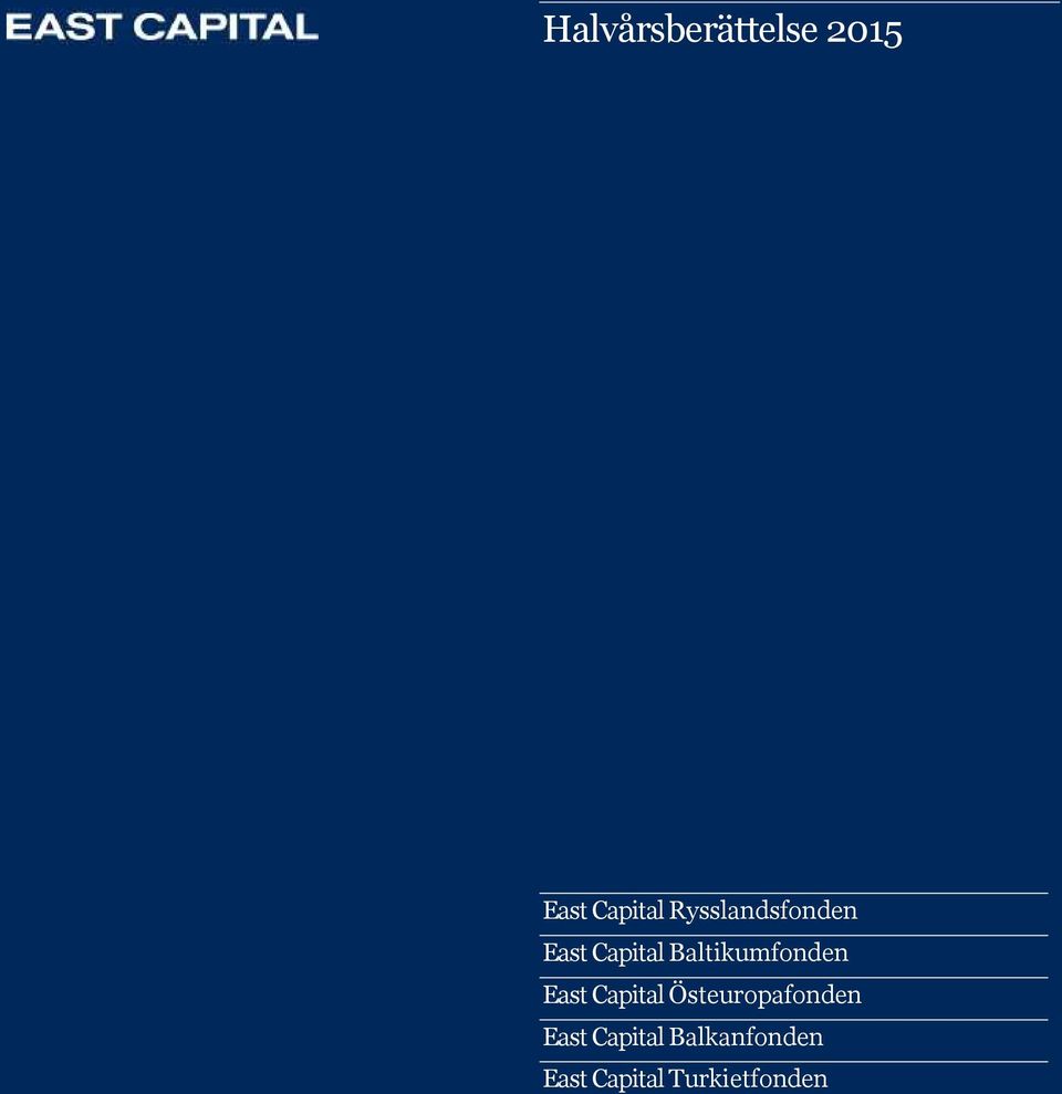 Baltikumfonden East Capital