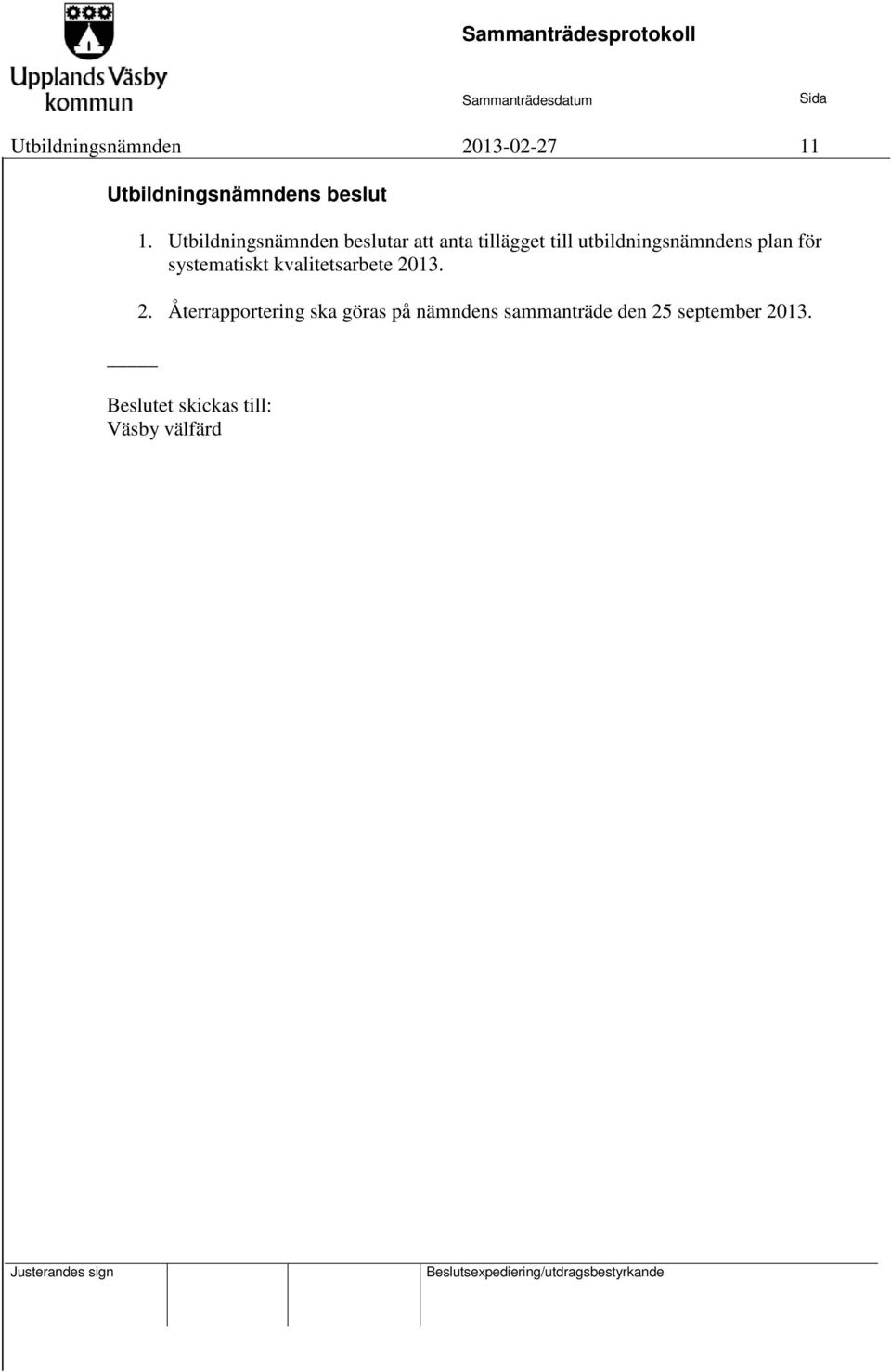 utbildningsnämndens plan för systematiskt kvalitetsarbete 20