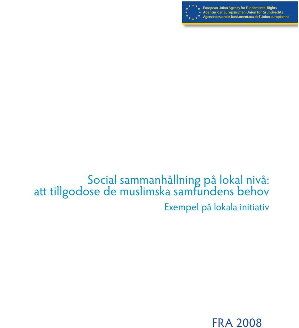 muslimska samfundens behov
