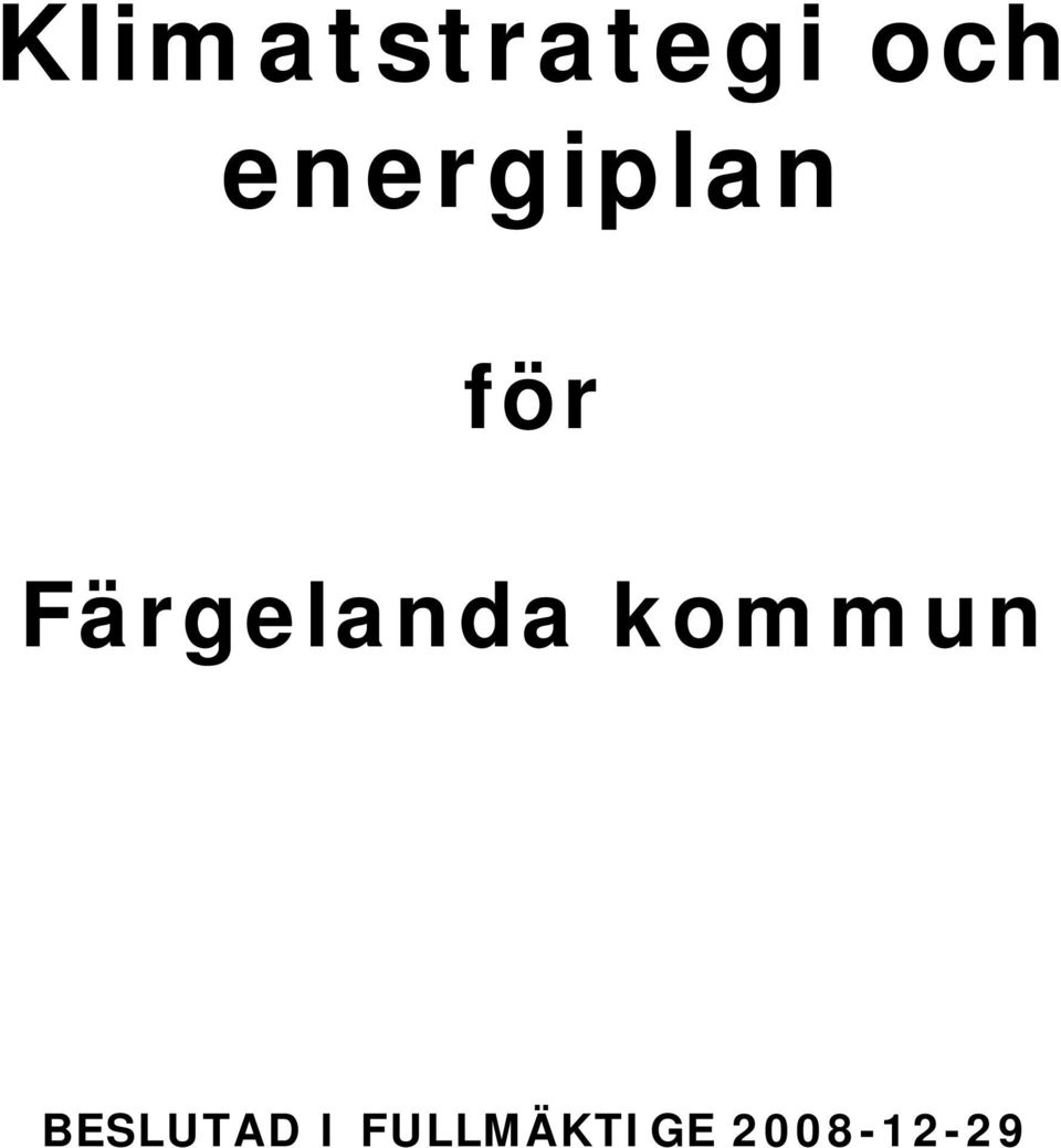 Färgelanda kommun