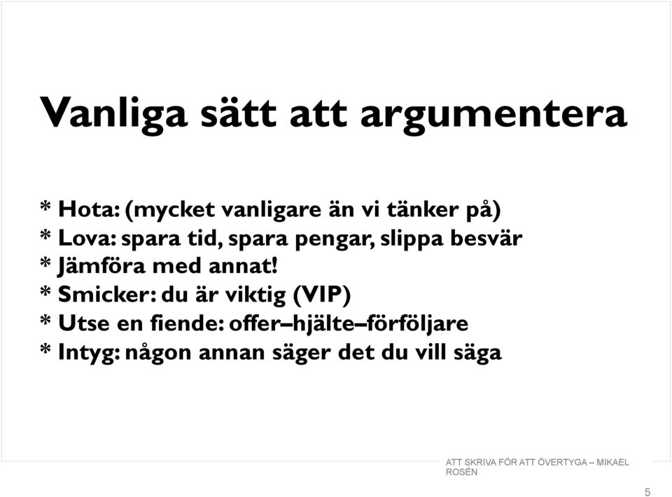 Jämföra med annat!