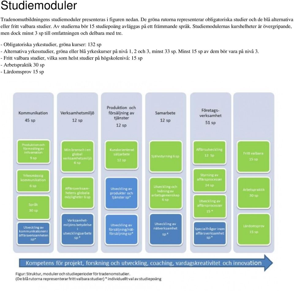 Av studierna bör 15 studiepoäng avläggas på ett främmande språk.