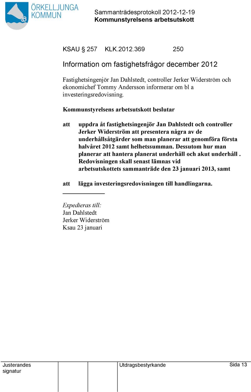 investeringsredovisning.