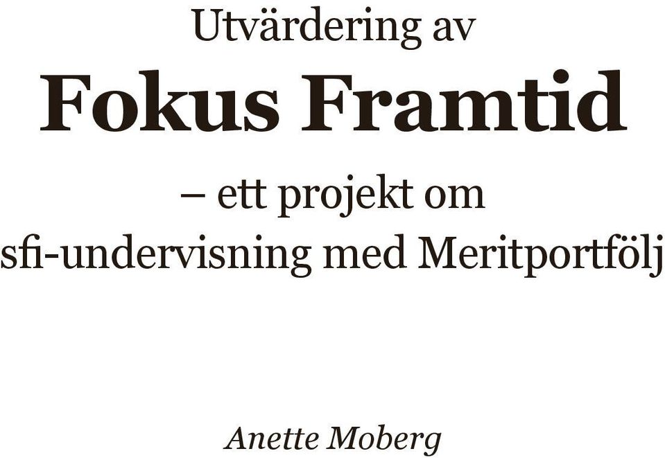 sfi-undervisning med